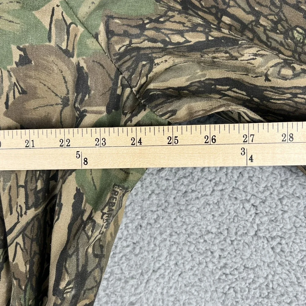 VTG 1-Piece Trebark Camouflage Coveralls‎ Hunting Jumpsuit USA Made Men's XL